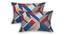 Matis Multicolor Abstract 180 TC Cotton Double Size Bedsheet with 2 Pillow Covers (Double Size, Multicolor) by Urban Ladder - Cross View Design 1 - 480277