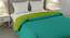 Falguni Sea Green-Lemon Green Solid 250 GSM Microfiber Double Bed Comforter (Blue, Double Size) by Urban Ladder - Cross View Design 1 - 480320