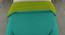 Falguni Sea Green-Lemon Green Solid 250 GSM Microfiber Double Bed Comforter (Blue, Double Size) by Urban Ladder - Design 1 Side View - 480330