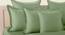 Marwan Pista Green Absract 210 TC Cotton Double Size Bedsheet with 2 Pillow Covers (Double Size, Pista Green) by Urban Ladder - Design 1 Side View - 480379