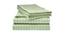 Marwan Pista Green Absract 210 TC Cotton Double Size Bedsheet with 2 Pillow Covers (Double Size, Pista Green) by Urban Ladder - Rear View Design 1 - 480386