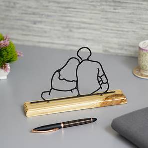 Home Furnishing In Kochi Design Black Metal Showpiece