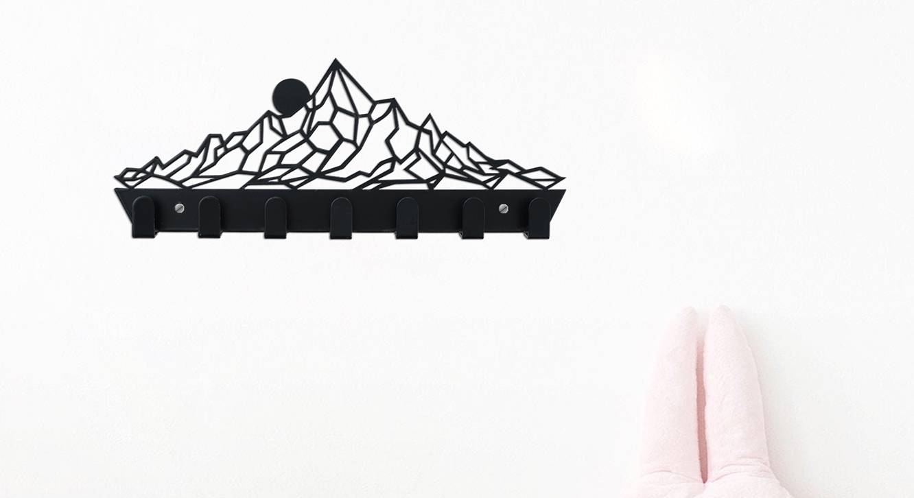 Black Metal Wall Accent Urban Ladder