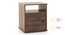 Zoey Bedside Table (Classic Walnut Finish, With Shutter Configuration) by Urban Ladder - Cross View Design 1 - 480927