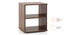 Zoey Bedside Table (Classic Walnut Finish, Open Storage Configuration) by Urban Ladder - Cross View Design 1 - 480928