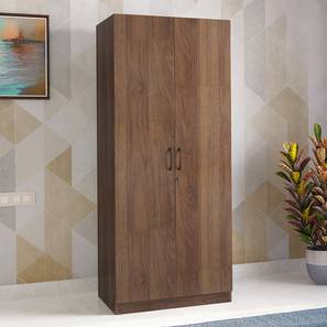 Best Buys Under 10000 Design Zoey Engineered Wood 2 Door Wardrobe in Classic Walnut Finish