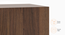 Zoey Two Door Wardrobe (Without Mirror Configuration, Classic Walnut Finish) by Urban Ladder - Design 1 Close View - 481075