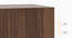 Zoey Three Door Wardrobe (With Mirror Configuration, Classic Walnut Finish) by Urban Ladder - Design 1 Close View - 481081