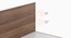 Zoey Standard Storage Bedroom Set (Queen Bed+ 2 Door Wardrobe +2 Bedside) (Classic Walnut Finish) by Urban Ladder - Close View Design 1 - 481125