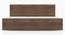 Zoey Non- Storage Bed (King Bed Size, Classic Walnut Finish) by Urban Ladder - Side View Design 1 - 481311