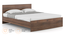 Zoey Non- Storage Bed (Queen Bed Size, Classic Walnut Finish) by Urban Ladder - Cross View Design 1 - 481312
