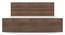 Zoey Non- Storage Bed (Queen Bed Size, Classic Walnut Finish) by Urban Ladder - Side View Design 1 - 481315