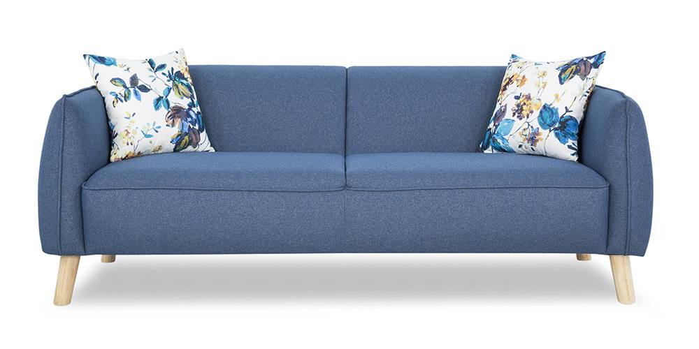 Buffalo Fabric Sofa (Blue) by Urban Ladder - - 