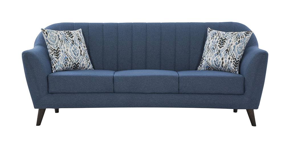 Antalya Fabric Sofa (Blue) by Urban Ladder - - 