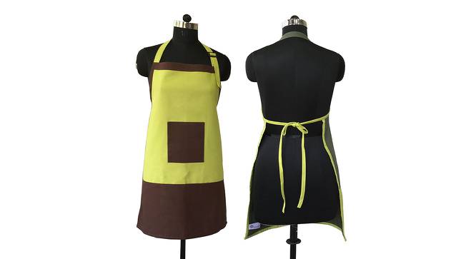 Dexter Cotton Apron in Multicolor (Brown) by Urban Ladder - Cross View Design 1 - 481486