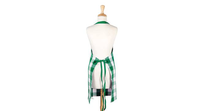 Landan Cotton Apron in Green Color (Green) by Urban Ladder - Front View Design 1 - 481683