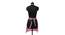 Mick Cotton Apron in Pink Color (Red) by Urban Ladder - Front View Design 1 - 481687