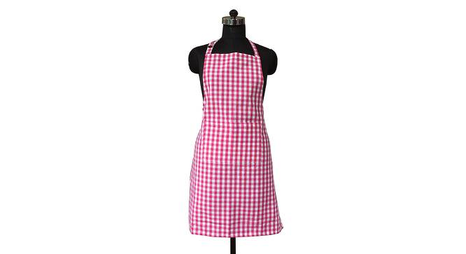 Lander Cotton Apron in Pink Color (Pink) by Urban Ladder - Cross View Design 1 - 481735