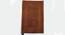 Hayley Brown Solid Cotton 20x32 Inches Anti-Skid Bath Mat (Brown) by Urban Ladder - Front View Design 1 - 481756
