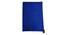 Hayley Blue Solid Cotton 20x32 Inches Anti-Skid Bath Mat (Blue) by Urban Ladder - Cross View Design 1 - 481790