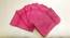 Carleton Dark Pink Solid 250 GSM 16x24 Inches Cotton Hand Towel- Set of 6 (Dark Pink) by Urban Ladder - Design 1 Side View - 481874