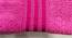 Carleton Dark Pink Solid 250 GSM 16x24 Inches Cotton Hand Towel- Set of 6 (Dark Pink) by Urban Ladder - Design 2 Side View - 481882