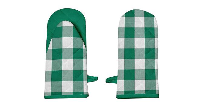 Godiva Cotton Glove in Green Color - Set of 2 (Green) by Urban Ladder - Cross View Design 1 - 482006