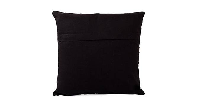 Orlando Black Abstract 16x16 Inches Cotton Cushion Cover- Set of 2 (Black, 41 x 41 cm  (16" X 16") Cushion Size) by Urban Ladder - Front View Design 1 - 482590