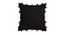 August Black Modern 16x16 Inches Cotton Cushion Cover -Set of 5 (Black, 41 x 41 cm  (16" X 16") Cushion Size) by Urban Ladder - Cross View Design 1 - 482697