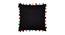 Daisy Black Modern 24x24 Inches Cotton Cushion Cover -Set of 3 (Black, 61 x 61 cm  (24" X 24") Cushion Size) by Urban Ladder - Cross View Design 1 - 482787