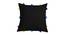 Madisyn Black Modern 12x12 Inches Cotton Cushion Cover -Set of 3 (Black, 30 x 30 cm  (12" X 12") Cushion Size) by Urban Ladder - Cross View Design 1 - 482791
