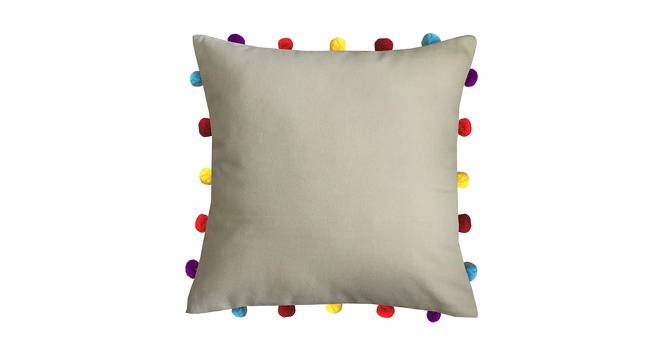 Fallon Beige Modern 16x16 Inches Cotton Cushion Cover -Set of 5 (Beige, 41 x 41 cm  (16" X 16") Cushion Size) by Urban Ladder - Cross View Design 1 - 482799