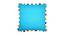 Tory Blue Modern 20x20 Inches Cotton Cushion Cover -Set of 3 (Blue, 51 x 51 cm  (20" X 20") Cushion Size) by Urban Ladder - Cross View Design 1 - 482881