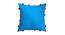 Milena Blue Modern 14x14 Inches Cotton Cushion Cover - Set of 5 (Blue, 35 x 35 cm  (14" X 14") Cushion Size) by Urban Ladder - Cross View Design 1 - 482992