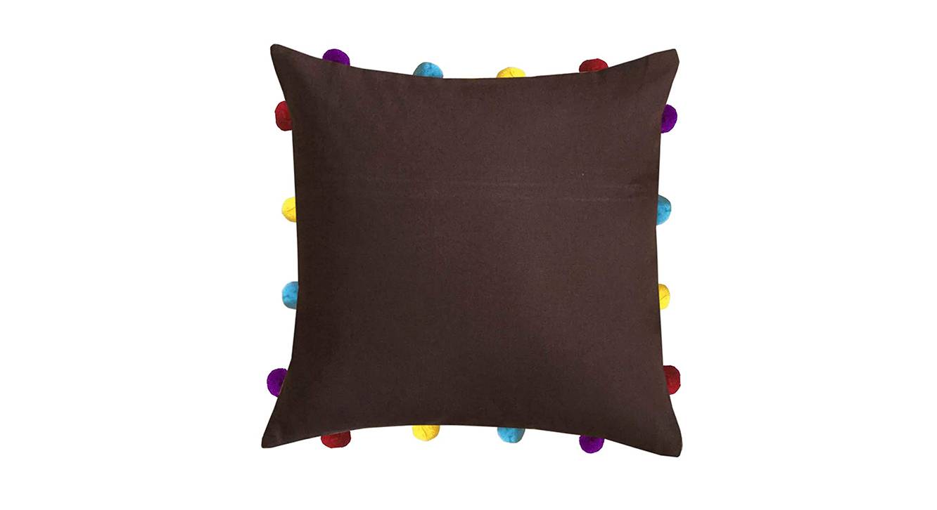 Brown Modern Inches Cotton Cushion Cover Set of 5 Urban Ladder