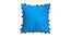 Kathryn Blue Modern 18x18 Inches Cotton Cushion Cover -Set of 3 (Blue, 46 x 46 cm  (18" X 18") Cushion Size) by Urban Ladder - Cross View Design 1 - 482996