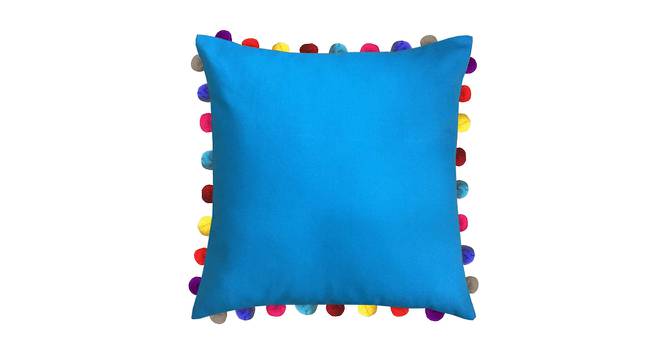 Johanna Blue Modern 24x24Inches Cotton Cushion Cover - Set of 5 (Blue, 61 x 61 cm  (24" X 24") Cushion Size) by Urban Ladder - Cross View Design 1 - 483001