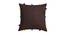 Waverly Brown Modern 12x12 Inches Cotton Cushion Cover - Set of 5 (Brown, 30 x 30 cm  (12" X 12") Cushion Size) by Urban Ladder - Cross View Design 1 - 483085