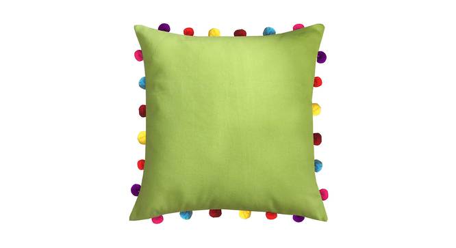 Ailani Green Modern 18x18 Inches Cotton Cushion Cover -Set of 3 (Green, 46 x 46 cm  (18" X 18") Cushion Size) by Urban Ladder - Cross View Design 1 - 483091