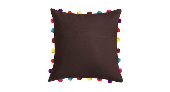 Mckinley Brown Modern 18x18 Inches Cotton Cushion Cover -Set of 5 (Brown, 46 x 46 cm  (18" X 18") Cushion Size) by Urban Ladder - Cross View Design 1 - 483092