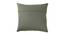 Ace Grey Abstract 16x16 Inches Cotton Cushion Cover- Set of 2 (Grey, 41 x 41 cm  (16" X 16") Cushion Size) by Urban Ladder - Design 1 Side View - 483125