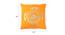 Arrow Orange Abstract 16x16 Inches Cotton Cushion Cover- Set of 2 (Orange, 41 x 41 cm  (16" X 16") Cushion Size) by Urban Ladder - Design 1 Dimension - 483176