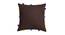 Louisa Brown Modern 12x12 Inches Cotton Cushion Cover -Set of 3 (Brown, 30 x 30 cm  (12" X 12") Cushion Size) by Urban Ladder - Cross View Design 1 - 483276
