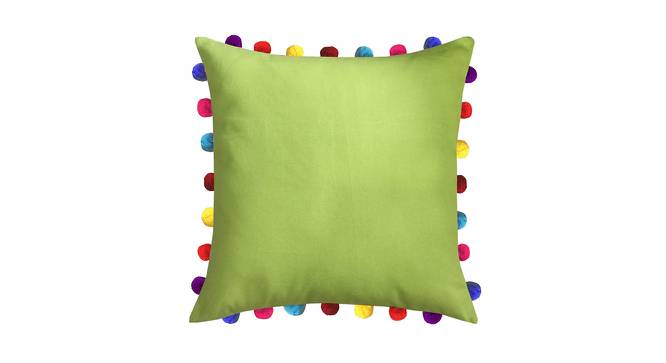 Bonnie Green Modern 20x20 Inches Cotton Cushion Cover - Set of 5 (Green, 51 x 51 cm  (20" X 20") Cushion Size) by Urban Ladder - Cross View Design 1 - 483291