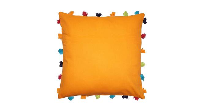 Carrington Orange Modern 18x18 Inches Cotton Cushion Cover -Set of 5 (Orange, 46 x 46 cm  (18" X 18") Cushion Size) by Urban Ladder - Cross View Design 1 - 483369