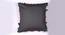 Anais Grey Modern 14x14 Inches Cotton Cushion Cover (Grey, 35 x 35 cm  (14" X 14") Cushion Size) by Urban Ladder - Front View Design 1 - 483392
