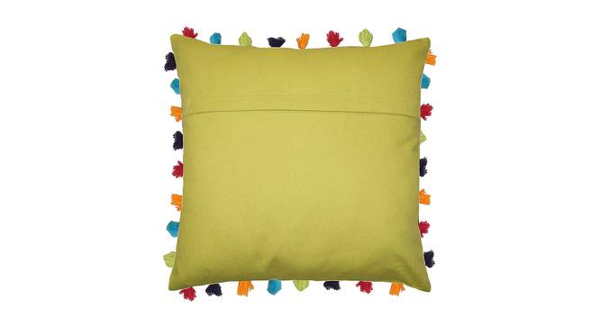 Raymond Green Modern 24x24 Inches Cotton Cushion Cover (Green, 61 x 61 cm  (24" X 24") Cushion Size) by Urban Ladder - Front View Design 1 - 483400