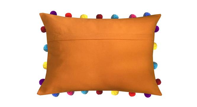Jazmine Orange Modern 14x20 Inches Cotton Cushion Cover (Orange, 36 x 51 cm  (14" X 20") Cushion Size) by Urban Ladder - Front View Design 1 - 483404