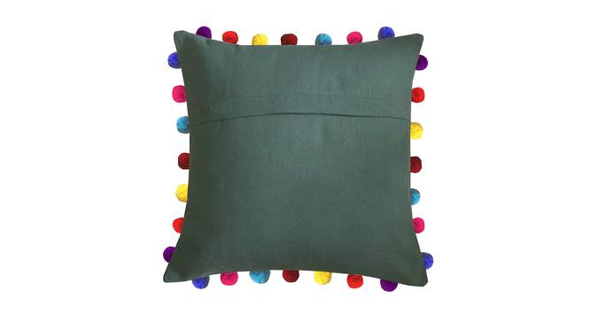 Aleah Grey Modern 20x20 Inches Cotton Cushion Cover (Grey, 51 x 51 cm  (20" X 20") Cushion Size) by Urban Ladder - Front View Design 1 - 483411