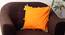 Sloane Orange Modern 20x20 Inches Cotton Cushion Cover (Orange, 51 x 51 cm  (20" X 20") Cushion Size) by Urban Ladder - Cross View Design 1 - 483470
